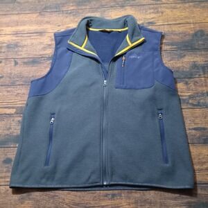 Orvis Trout Bum Men's Full Zip Sleeveless Vest Size XL Blue Gray